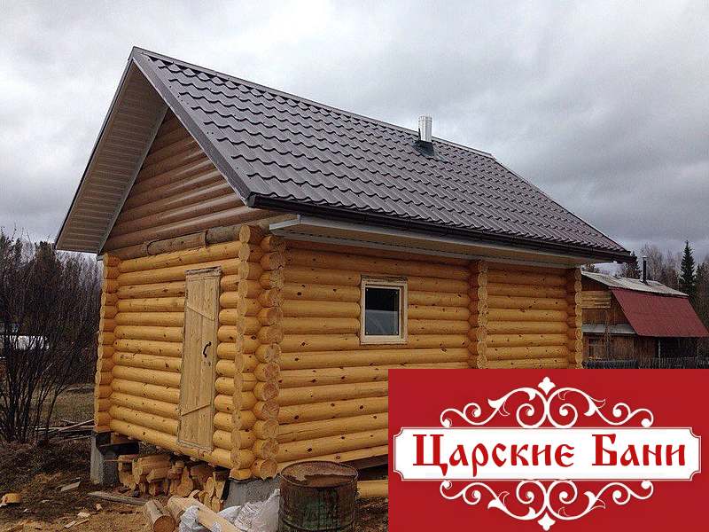 Сруб бани 4х6