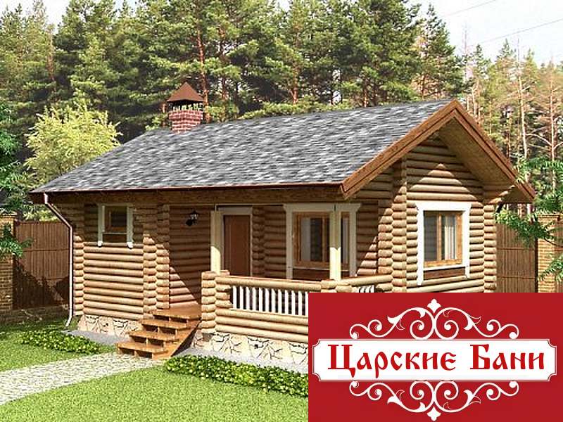 Сруб бани 5х7